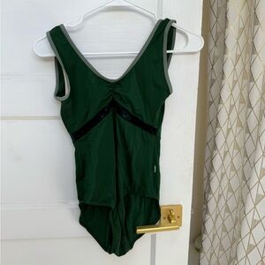 Green Class in leotard size small.